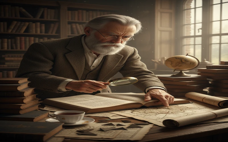 Vintage Hollywood photograph showing authentic historical research